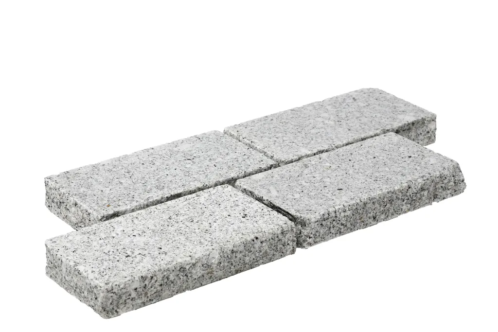 Pavé granit gris sable 10x20x3