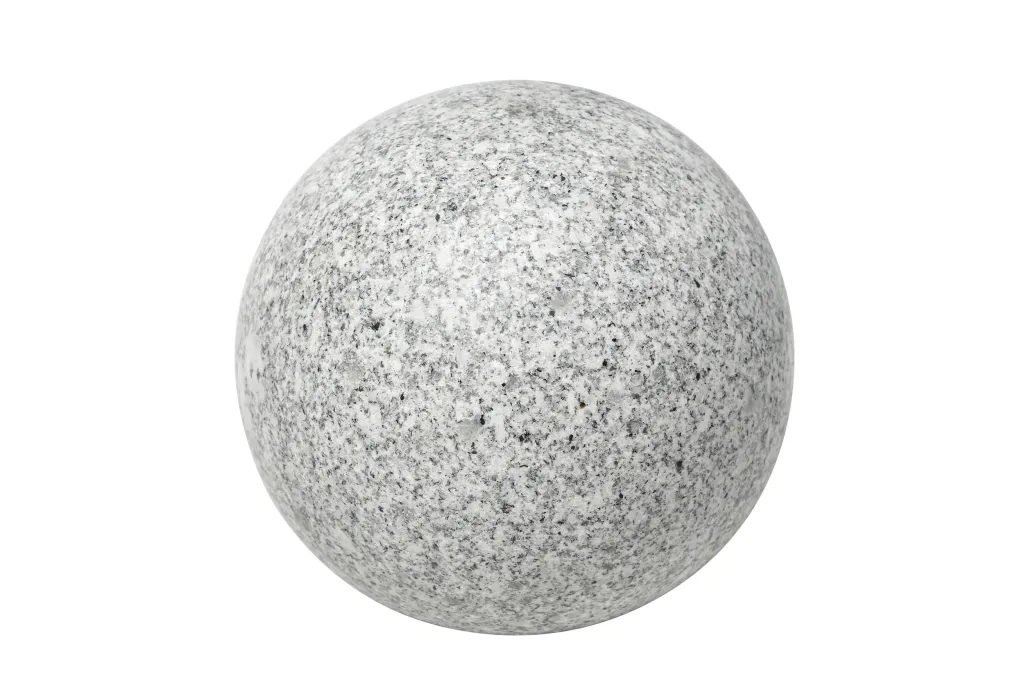 Sphère granit gris diamètre 40